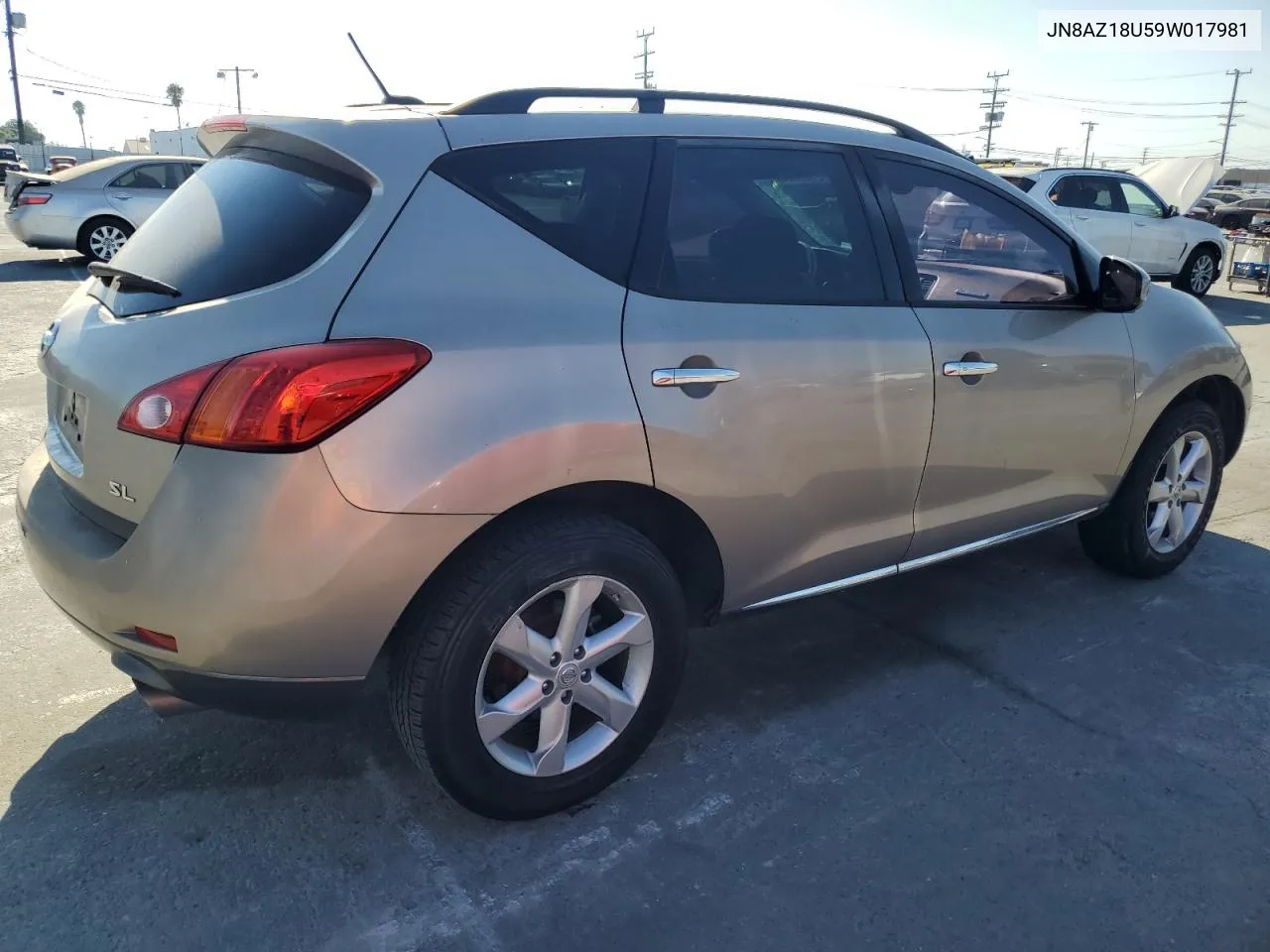 JN8AZ18U59W017981 2009 Nissan Murano S