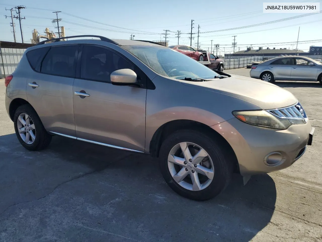 2009 Nissan Murano S VIN: JN8AZ18U59W017981 Lot: 72789784