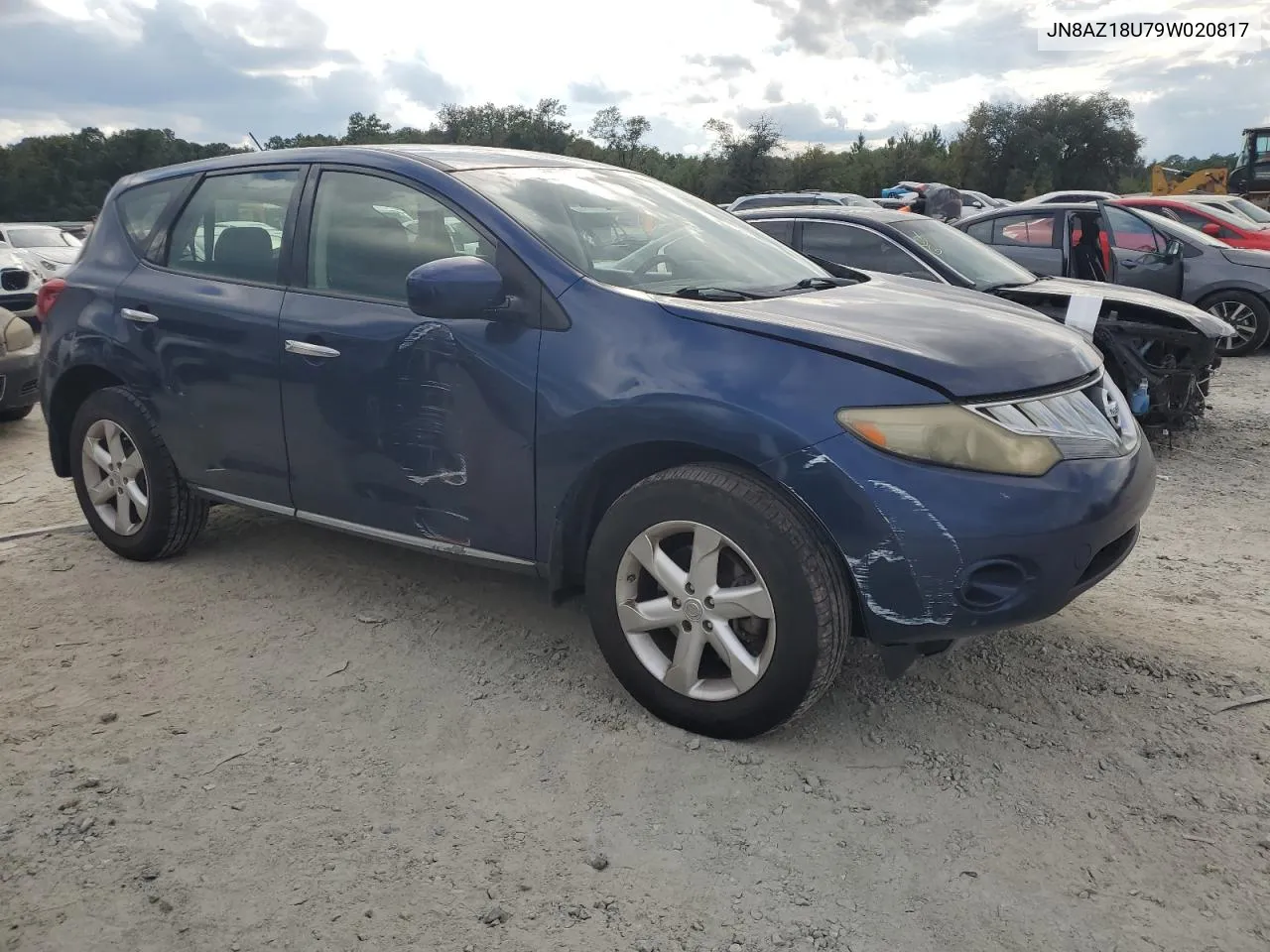 2009 Nissan Murano S VIN: JN8AZ18U79W020817 Lot: 73126974