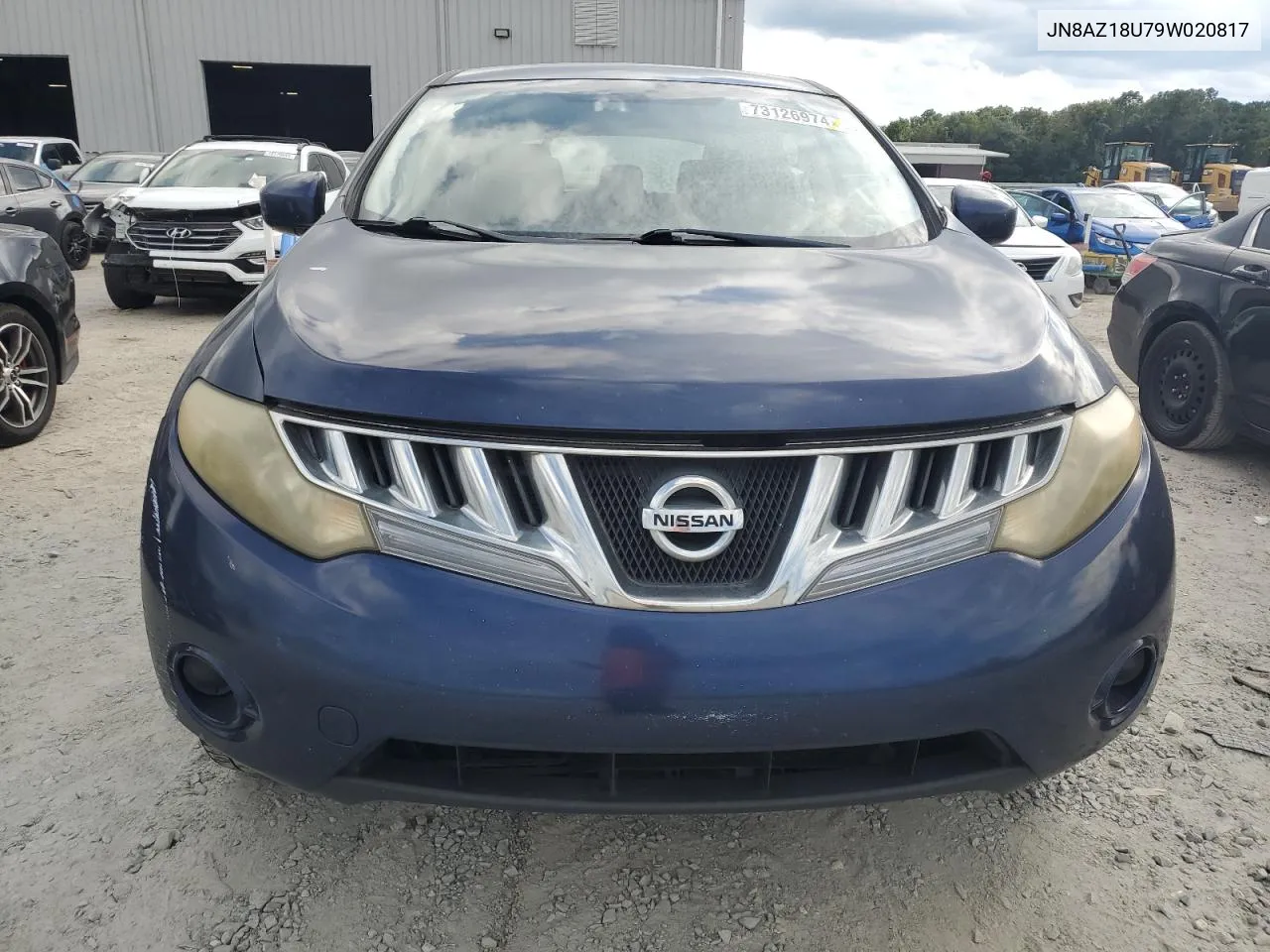 2009 Nissan Murano S VIN: JN8AZ18U79W020817 Lot: 73126974