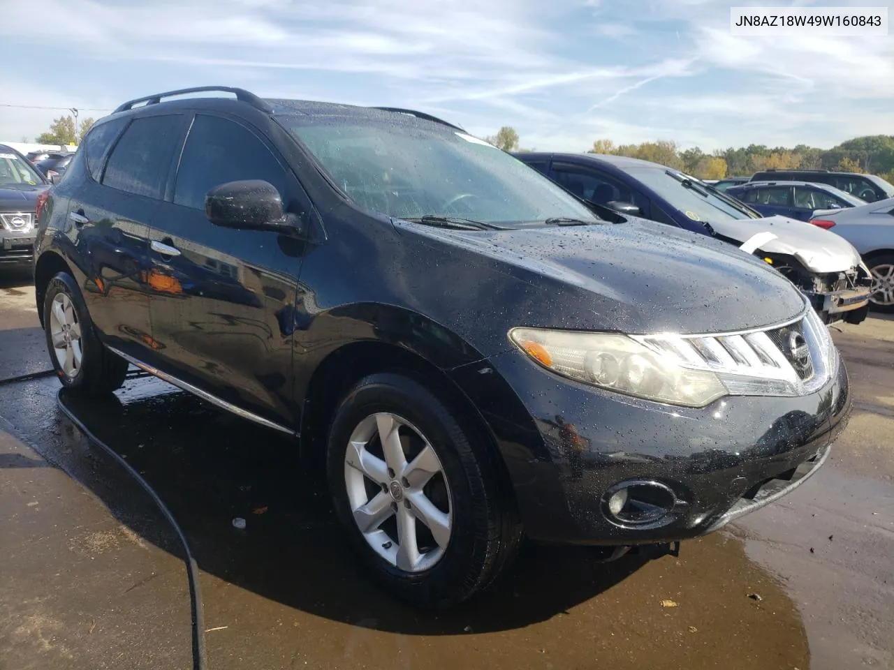 2009 Nissan Murano S VIN: JN8AZ18W49W160843 Lot: 73163094