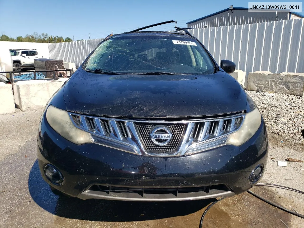 2009 Nissan Murano S VIN: JN8AZ18W09W210041 Lot: 73709854