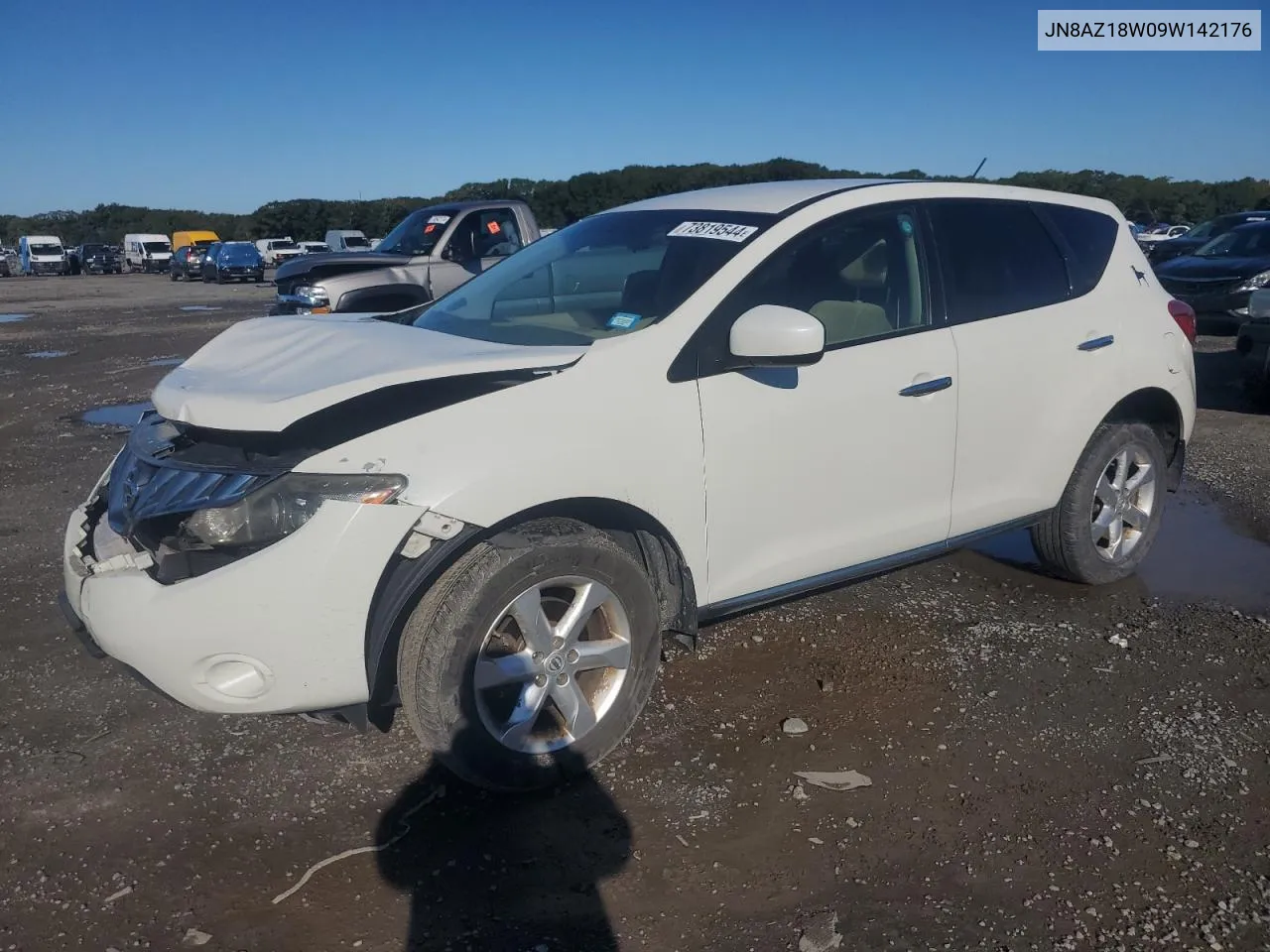 JN8AZ18W09W142176 2009 Nissan Murano S