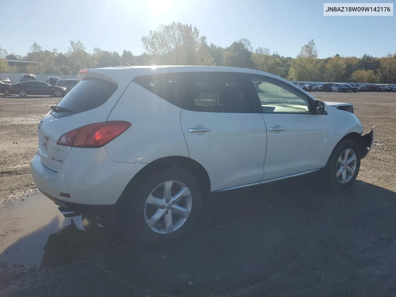 2009 Nissan Murano S VIN: JN8AZ18W09W142176 Lot: 73819544