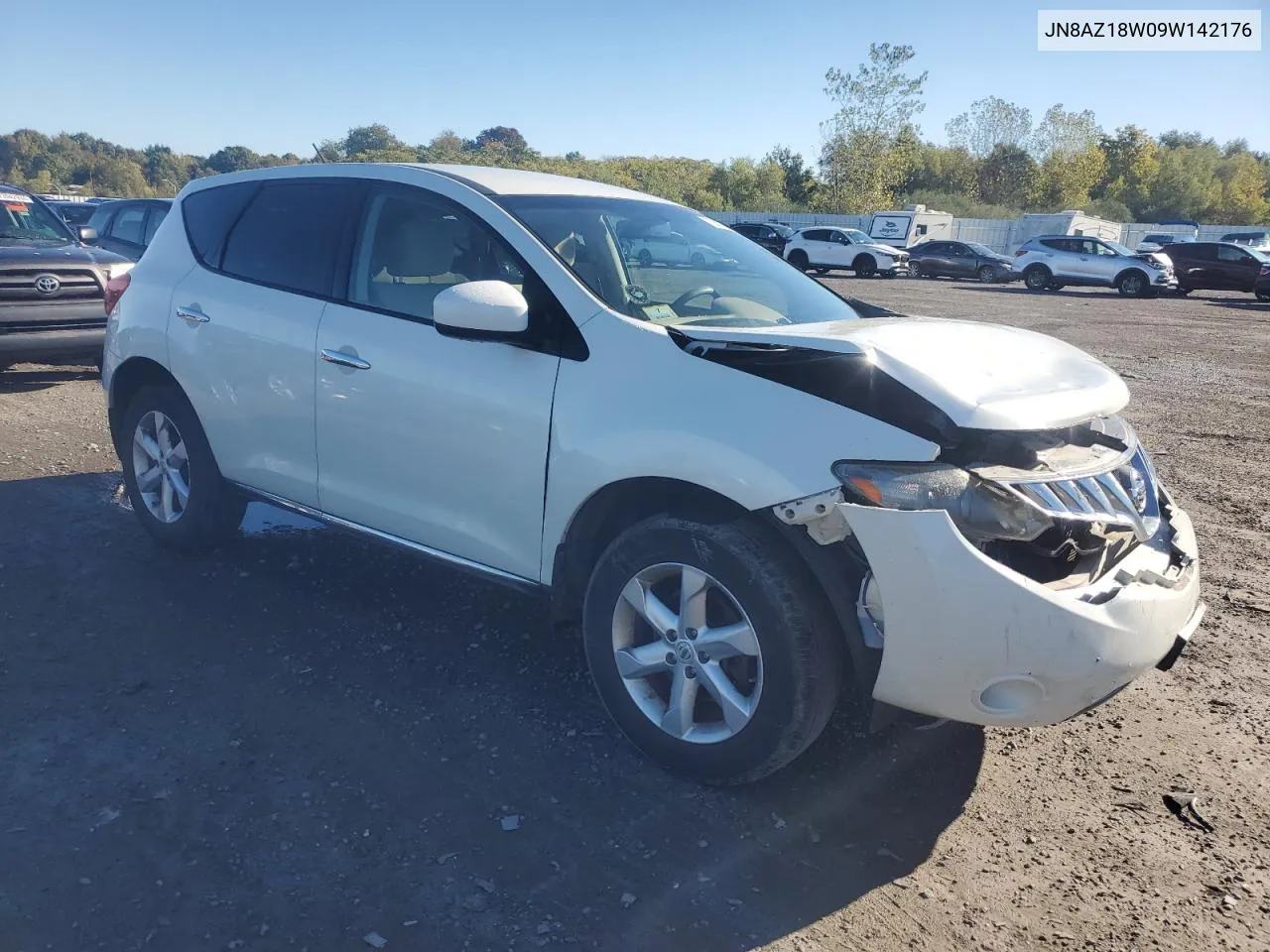 2009 Nissan Murano S VIN: JN8AZ18W09W142176 Lot: 73819544