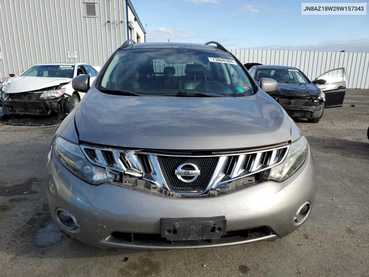 JN8AZ18W29W157343 2009 Nissan Murano S