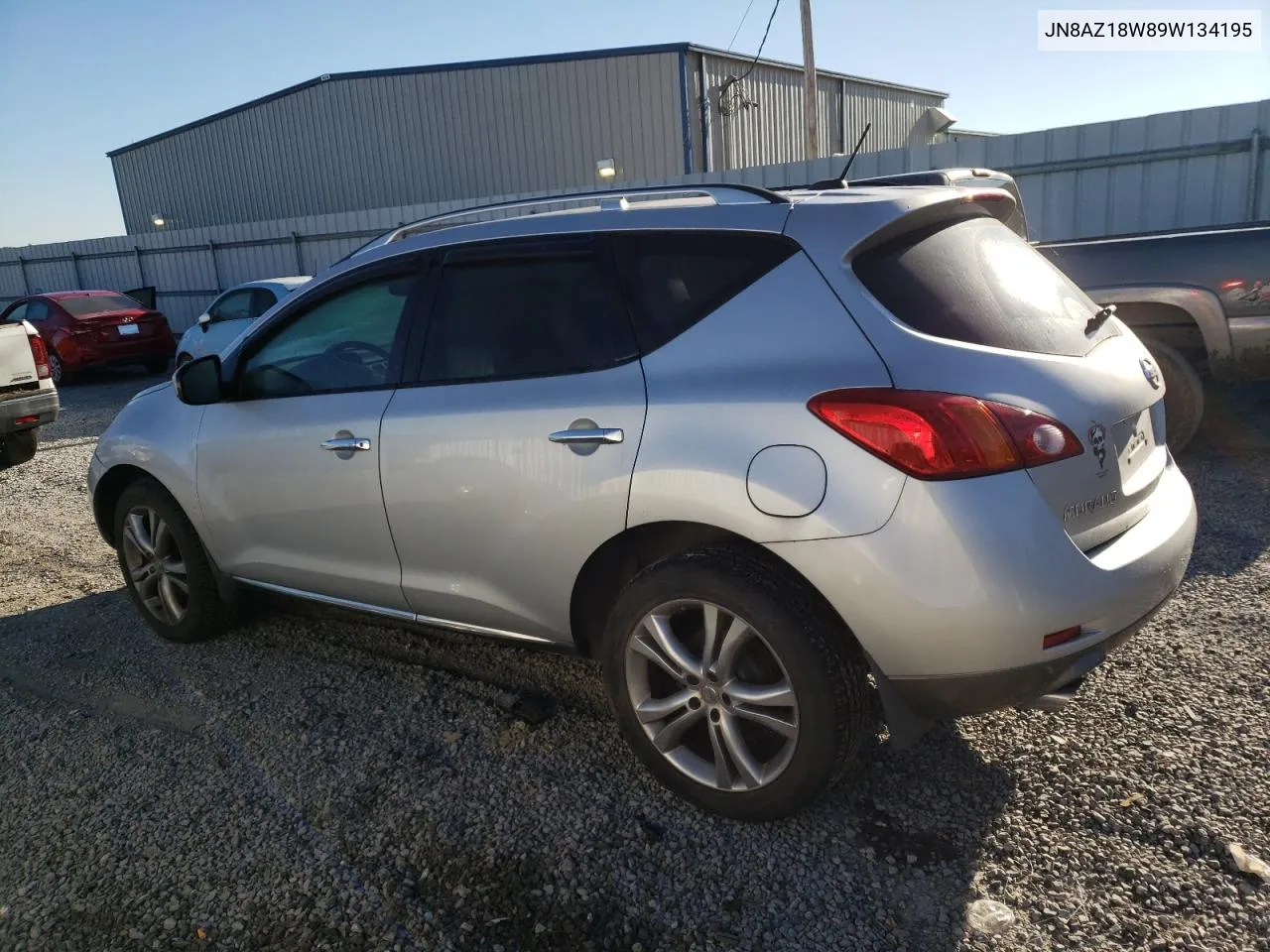 2009 Nissan Murano S VIN: JN8AZ18W89W134195 Lot: 74288384