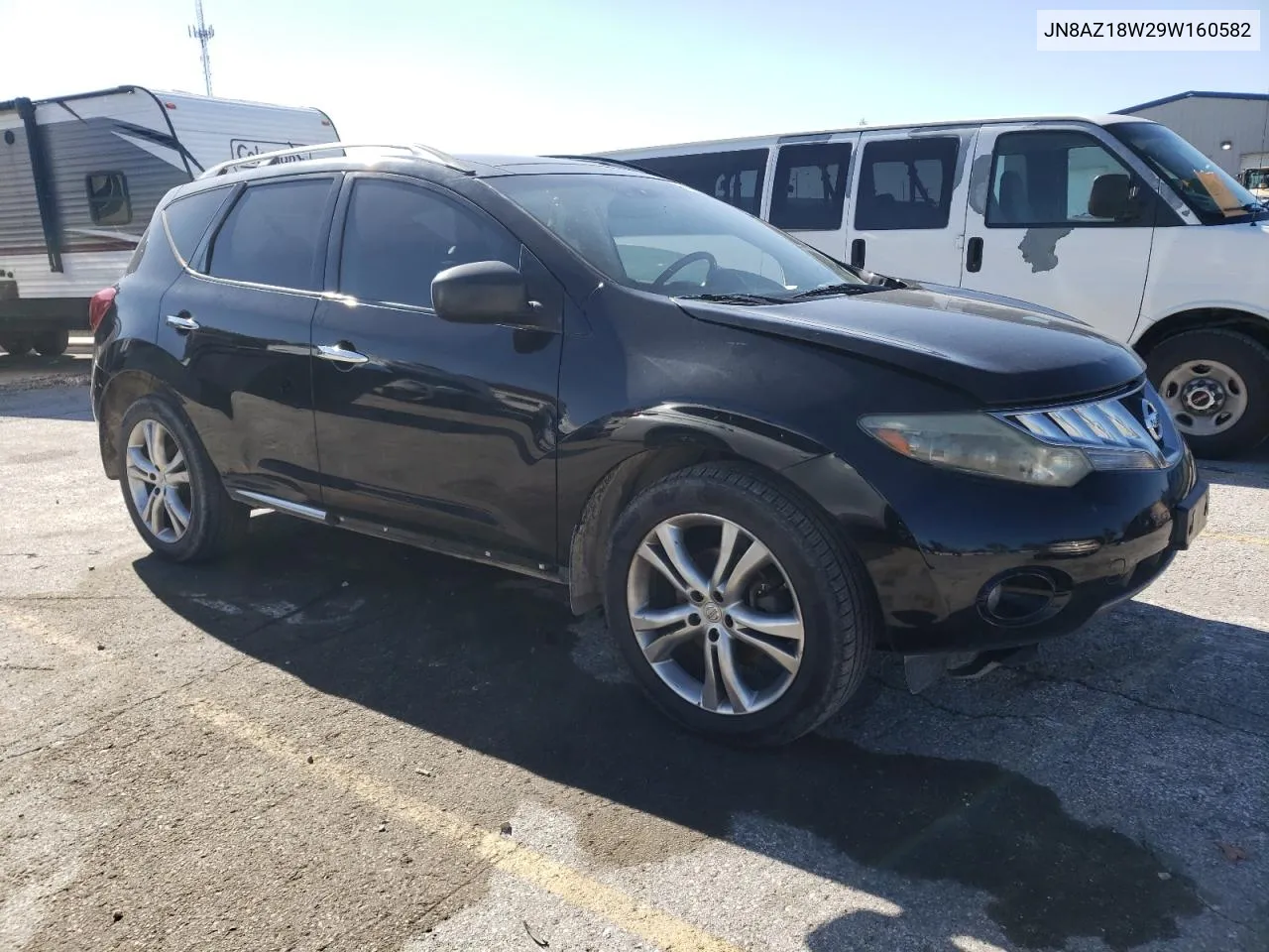 2009 Nissan Murano S VIN: JN8AZ18W29W160582 Lot: 74608303