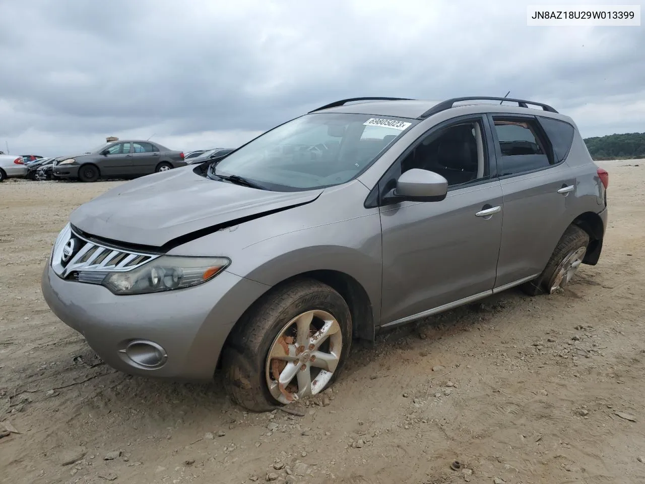 2009 Nissan Murano S VIN: JN8AZ18U29W013399 Lot: 74692944