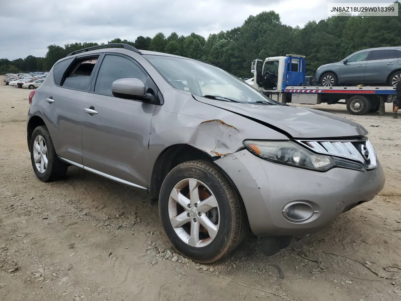 2009 Nissan Murano S VIN: JN8AZ18U29W013399 Lot: 74692944