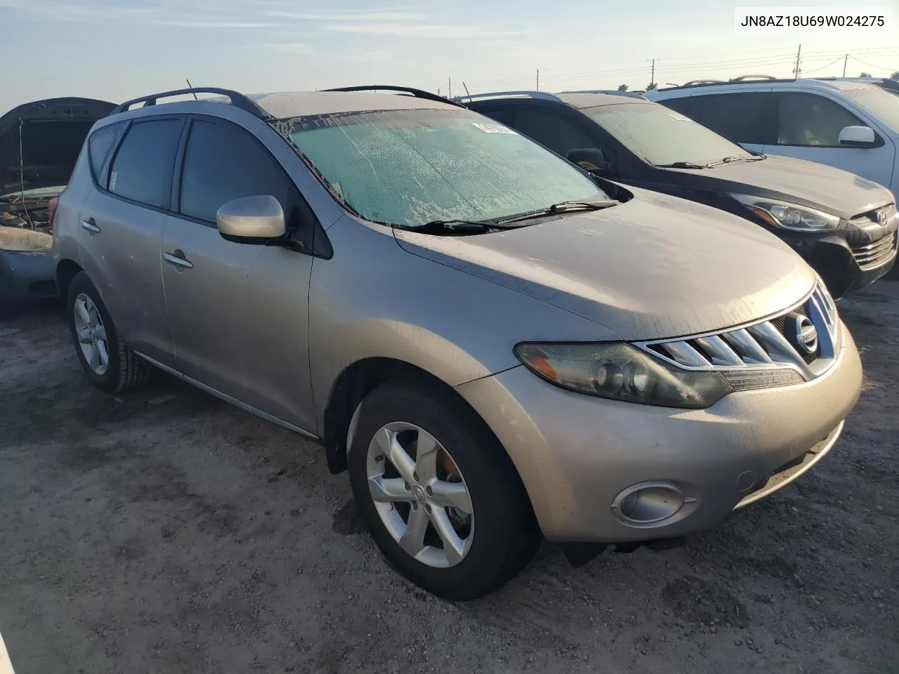 2009 Nissan Murano S VIN: JN8AZ18U69W024275 Lot: 74790274