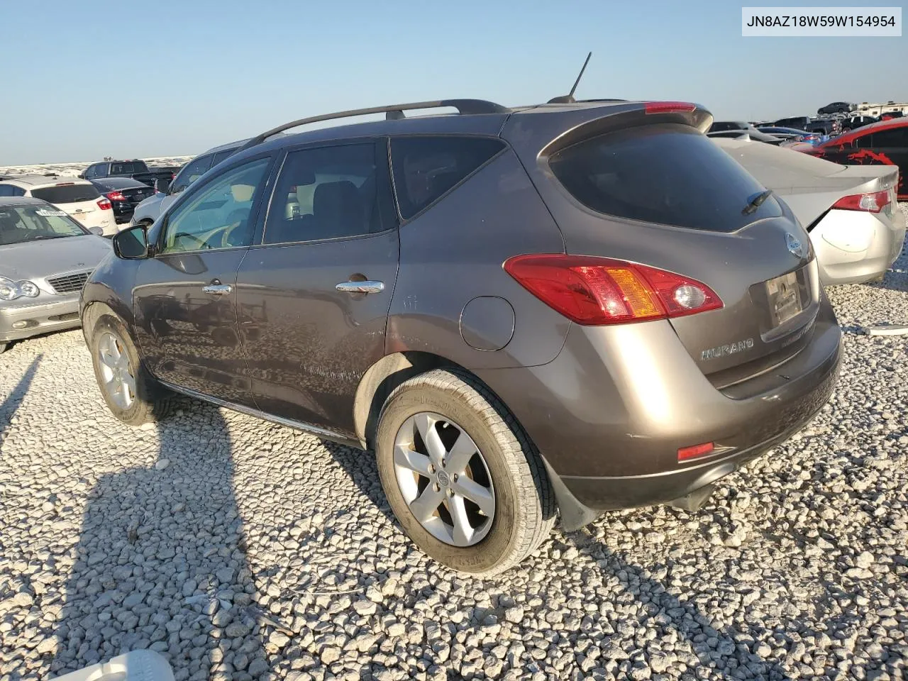 JN8AZ18W59W154954 2009 Nissan Murano S