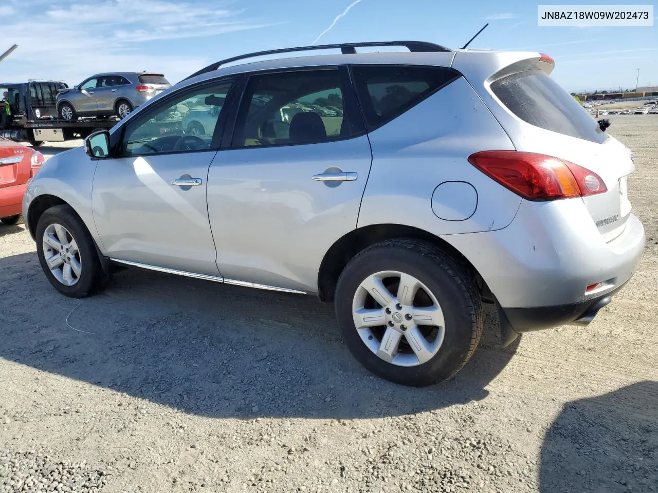 2009 Nissan Murano S VIN: JN8AZ18W09W202473 Lot: 75440644