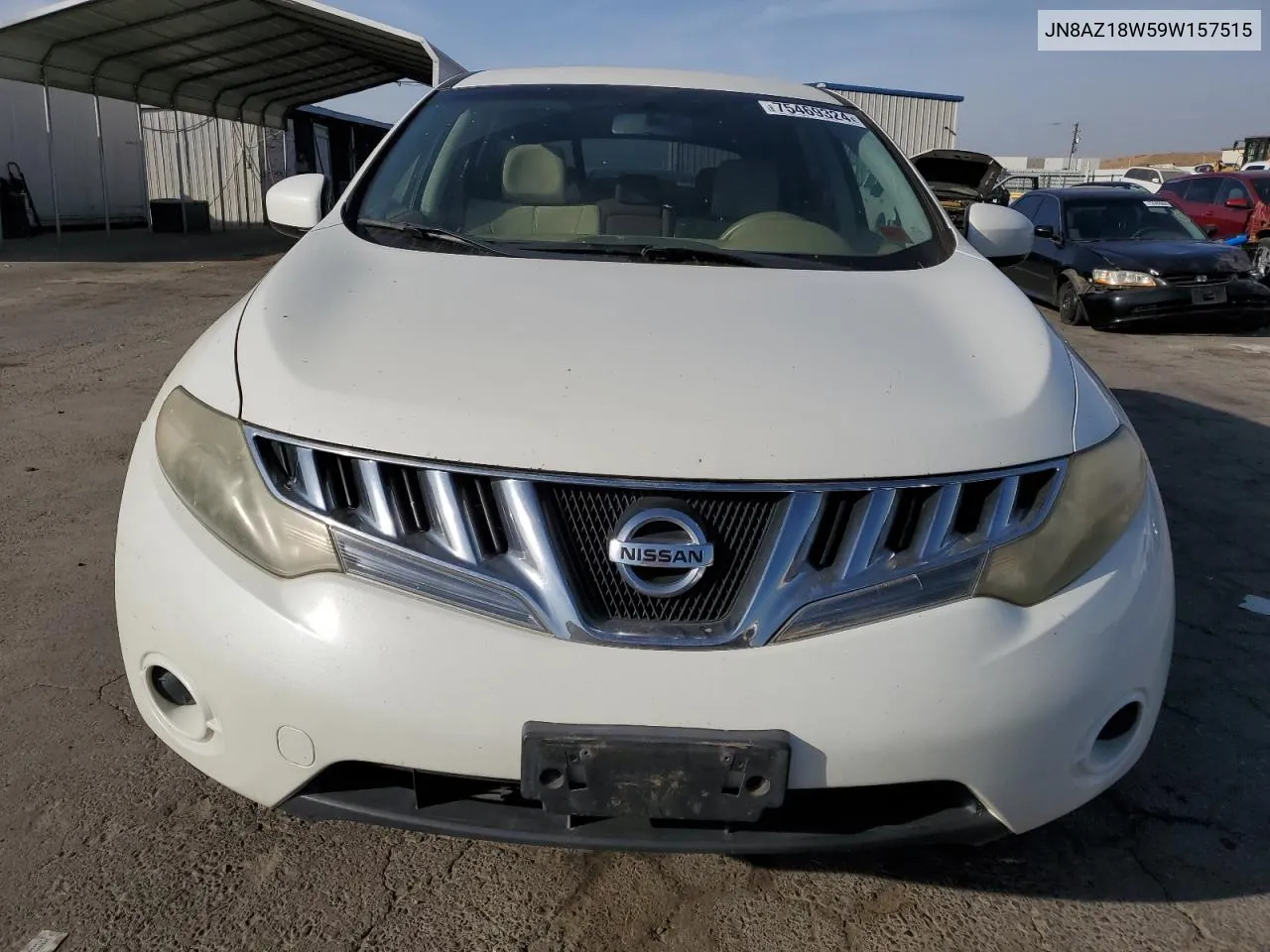 JN8AZ18W59W157515 2009 Nissan Murano S