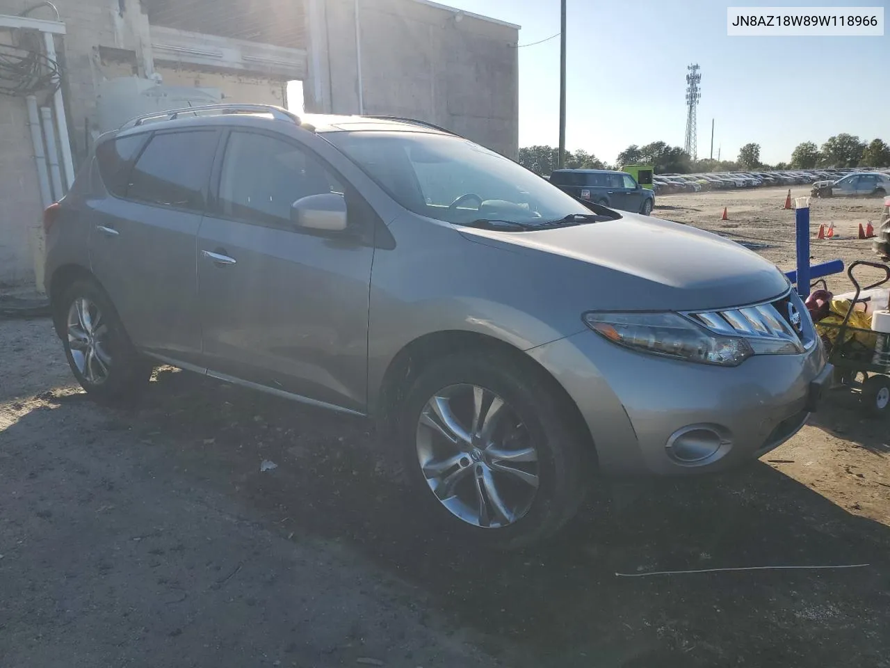 2009 Nissan Murano S VIN: JN8AZ18W89W118966 Lot: 75635334