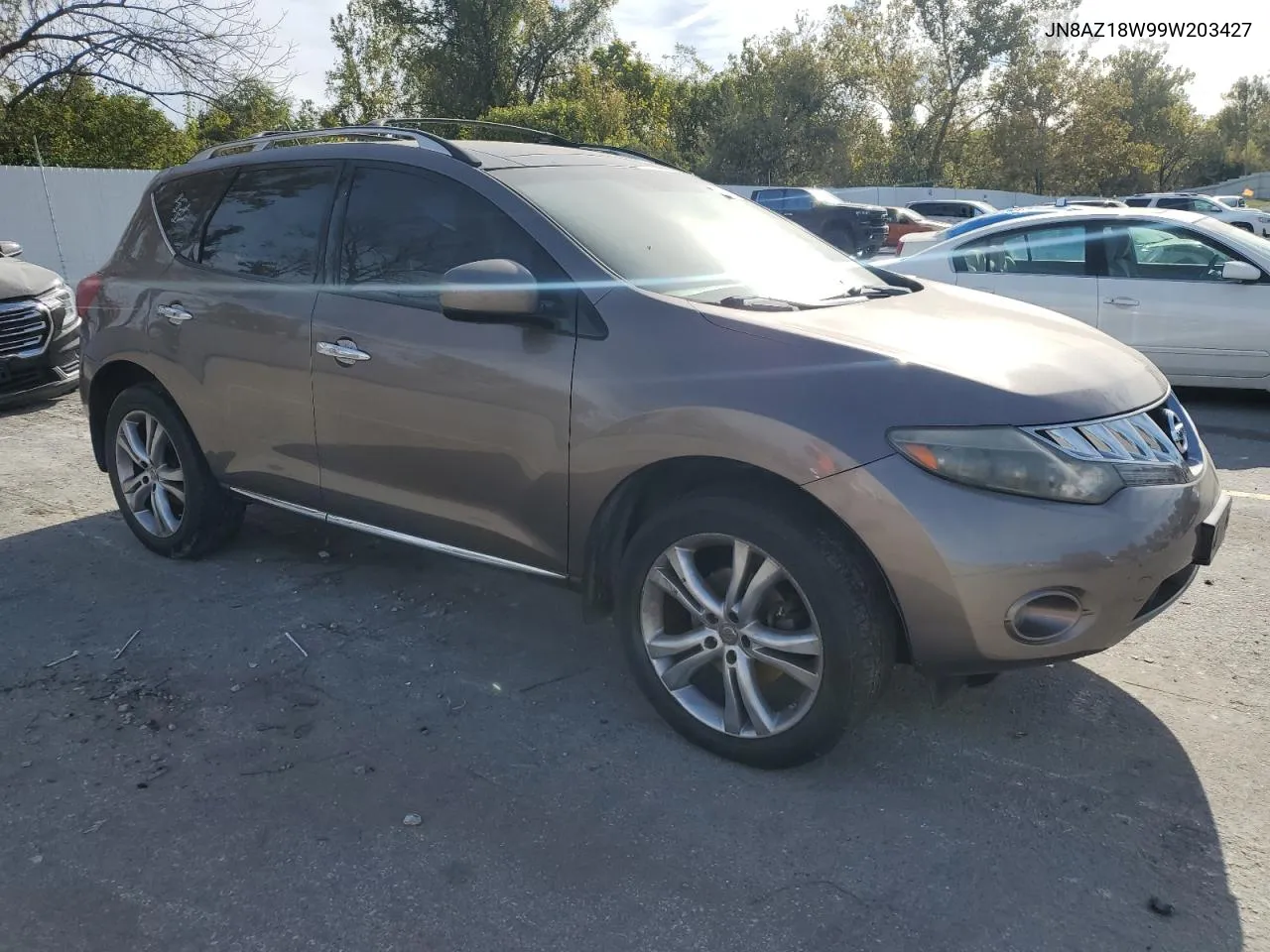 2009 Nissan Murano S VIN: JN8AZ18W99W203427 Lot: 75863524