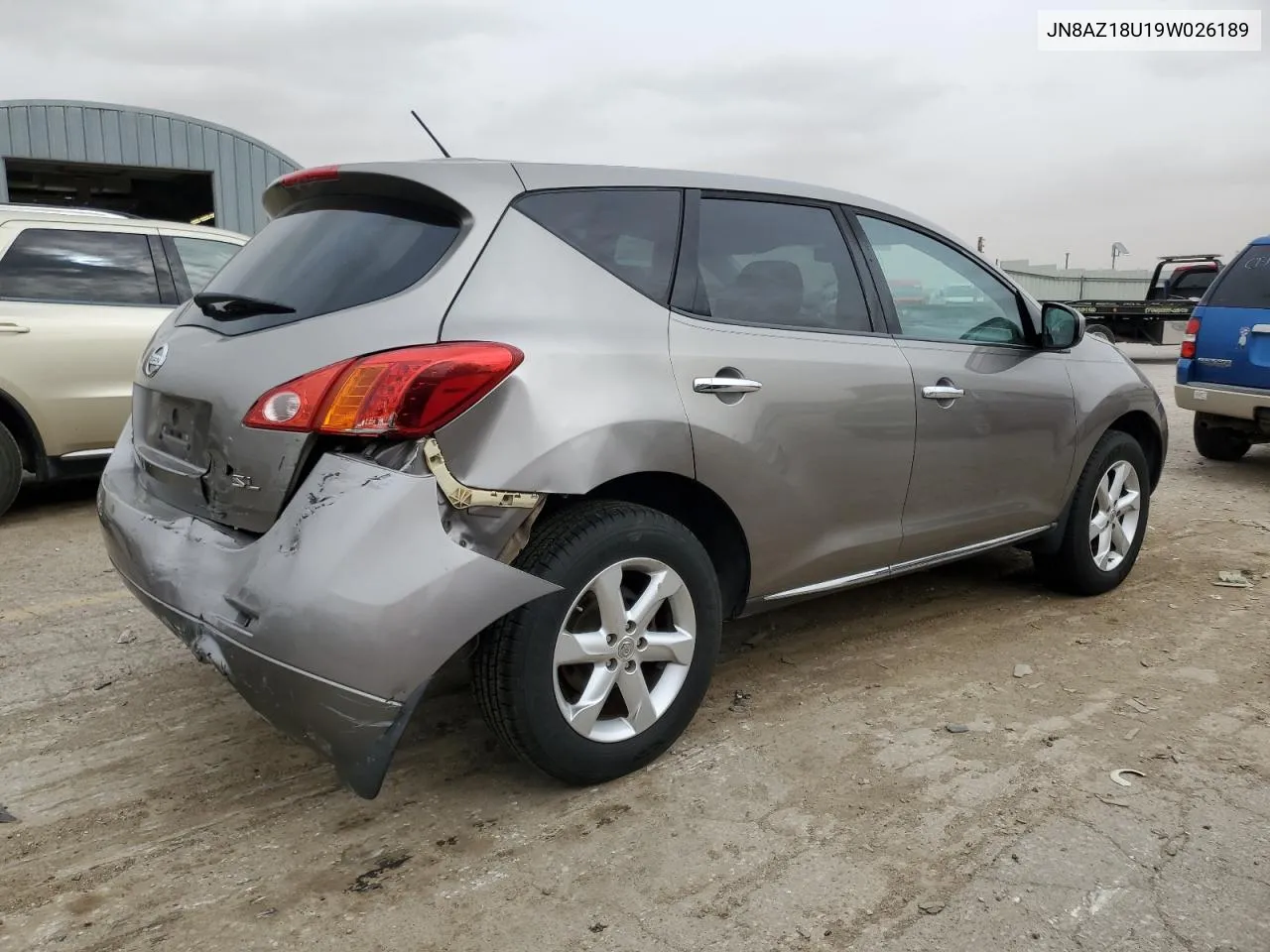 2009 Nissan Murano S VIN: JN8AZ18U19W026189 Lot: 76318304