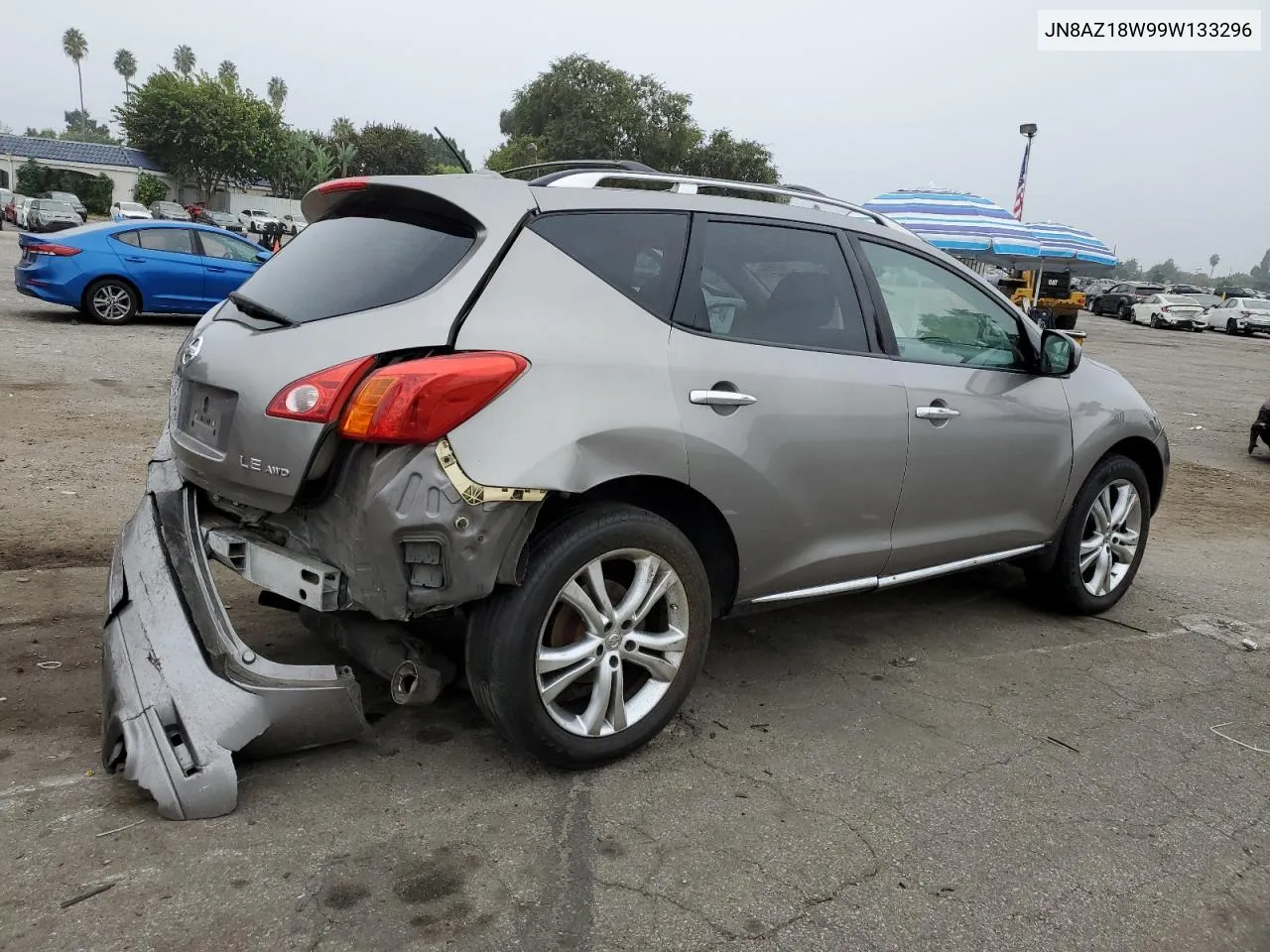 2009 Nissan Murano S VIN: JN8AZ18W99W133296 Lot: 76538774