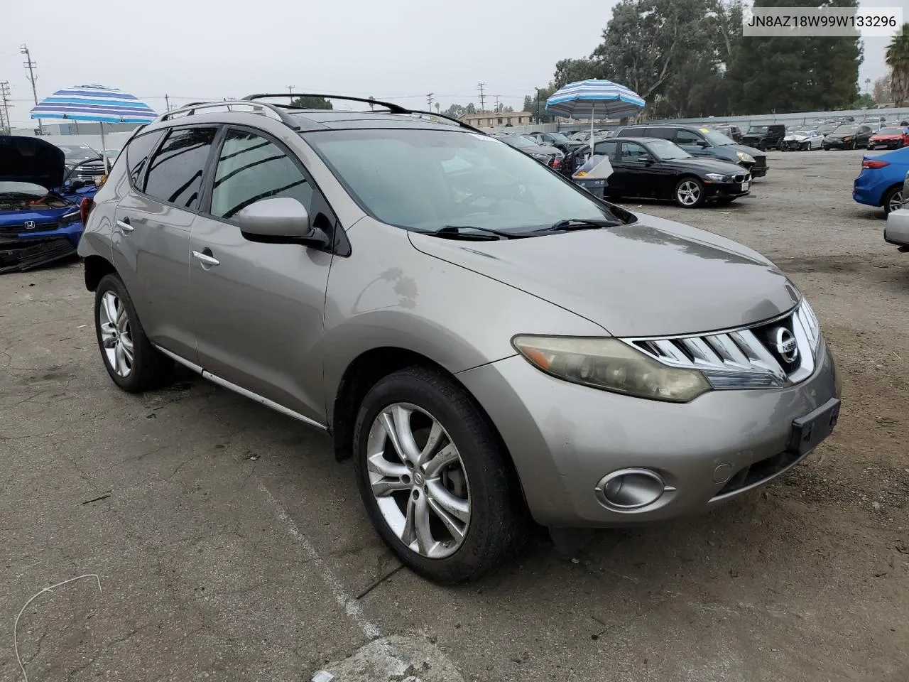 2009 Nissan Murano S VIN: JN8AZ18W99W133296 Lot: 76538774