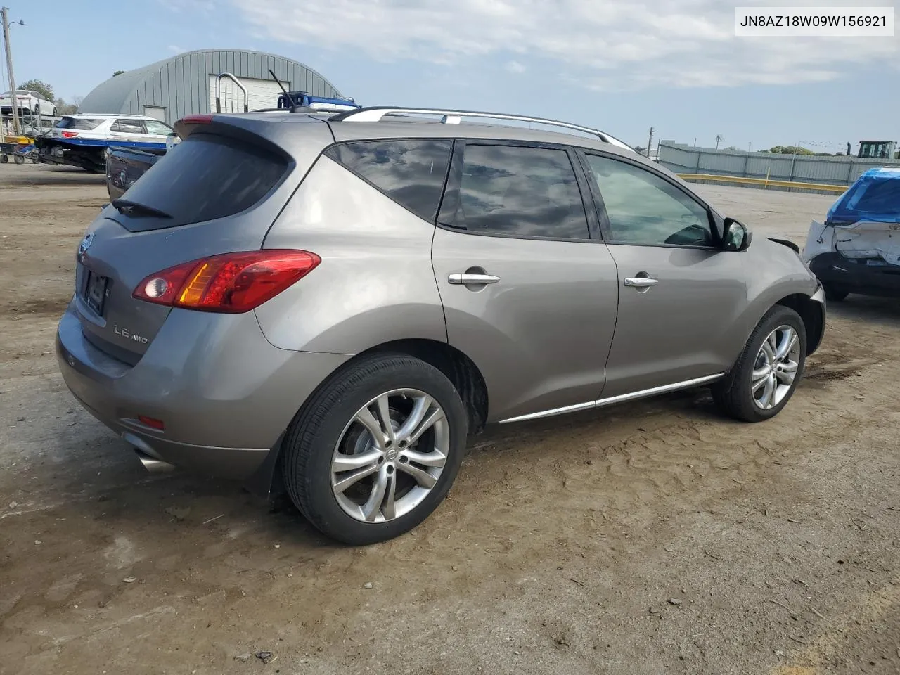 2009 Nissan Murano S VIN: JN8AZ18W09W156921 Lot: 76726214