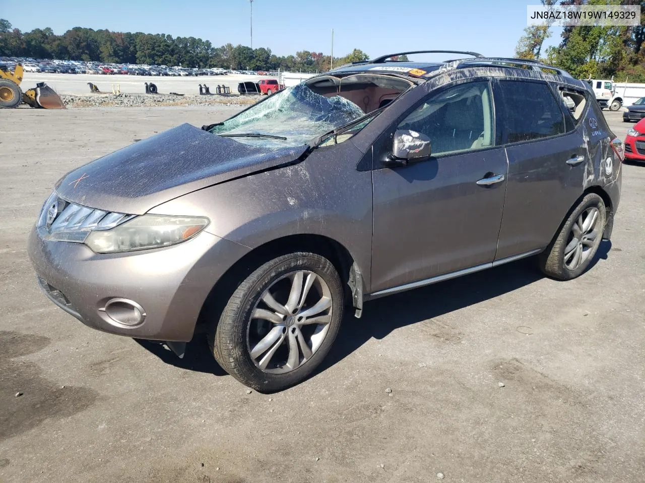 2009 Nissan Murano S VIN: JN8AZ18W19W149329 Lot: 76901584