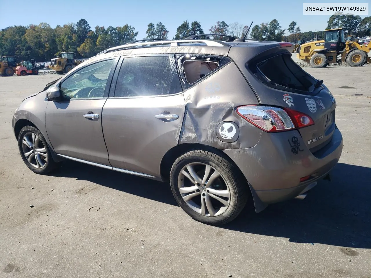 2009 Nissan Murano S VIN: JN8AZ18W19W149329 Lot: 76901584