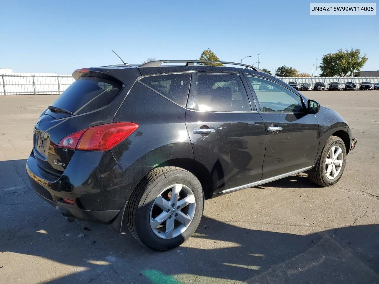 2009 Nissan Murano S VIN: JN8AZ18W99W114005 Lot: 77270684