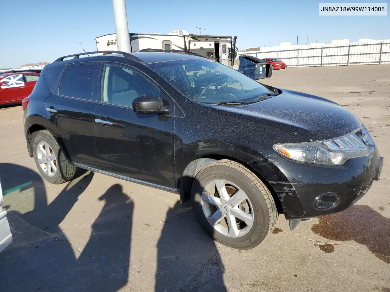 2009 Nissan Murano S VIN: JN8AZ18W99W114005 Lot: 77270684