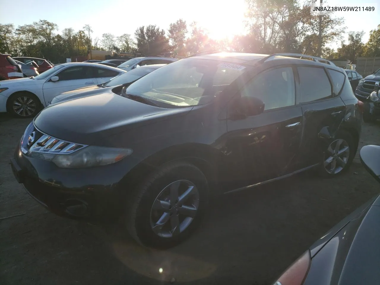 2009 Nissan Murano S VIN: JN8AZ18W59W211489 Lot: 77319464