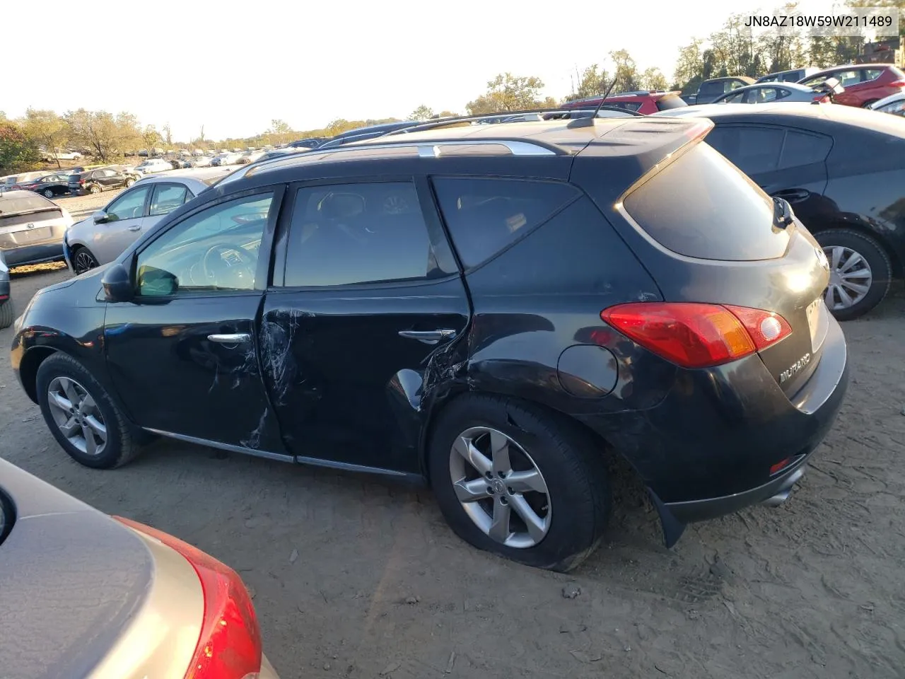 2009 Nissan Murano S VIN: JN8AZ18W59W211489 Lot: 77319464