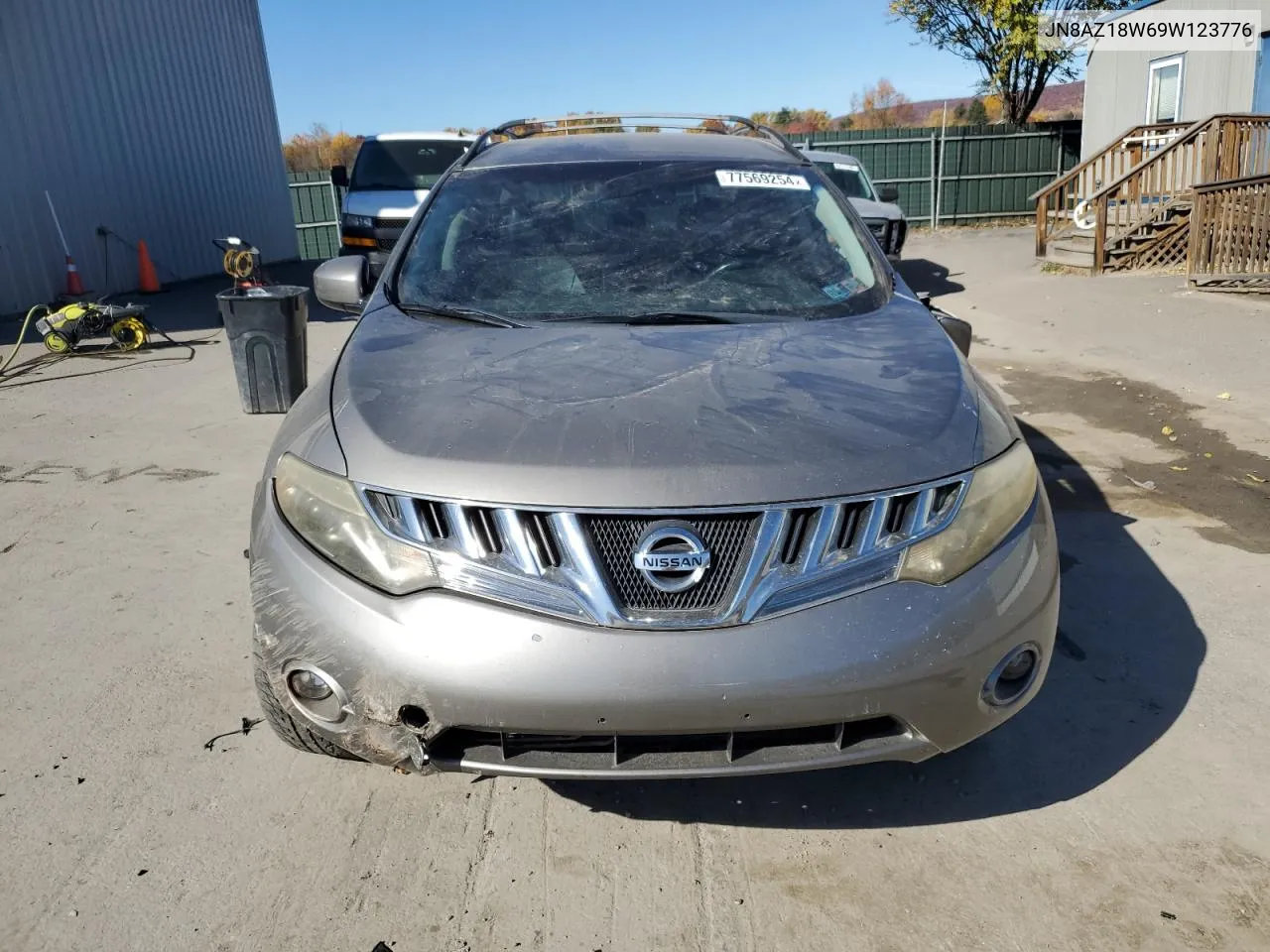 2009 Nissan Murano S VIN: JN8AZ18W69W123776 Lot: 77569254