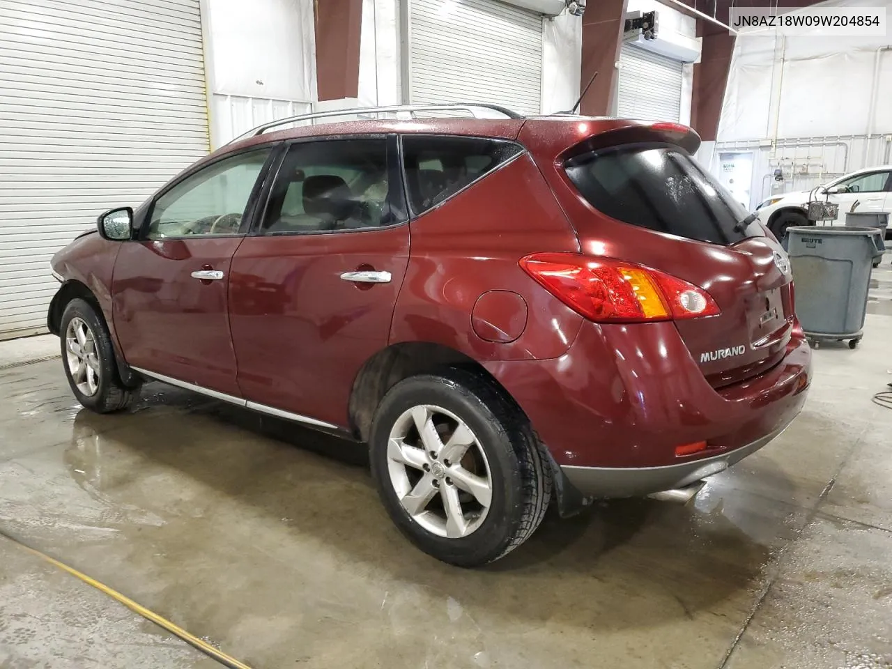 2009 Nissan Murano S VIN: JN8AZ18W09W204854 Lot: 77592824