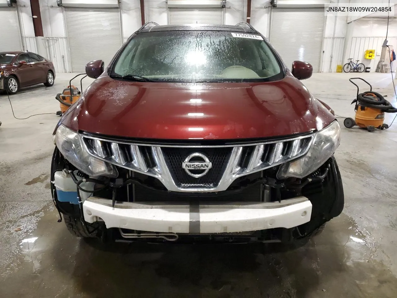 2009 Nissan Murano S VIN: JN8AZ18W09W204854 Lot: 77592824