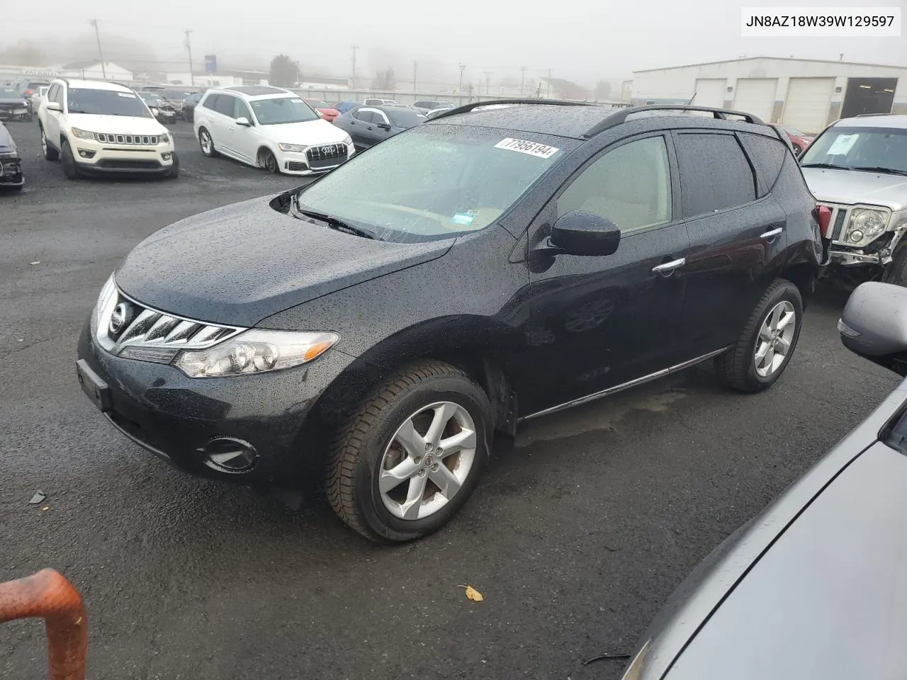 2009 Nissan Murano S VIN: JN8AZ18W39W129597 Lot: 77956194