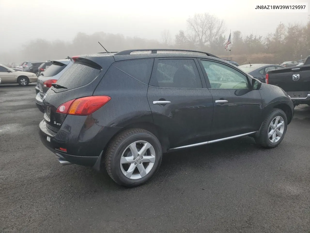 2009 Nissan Murano S VIN: JN8AZ18W39W129597 Lot: 77956194