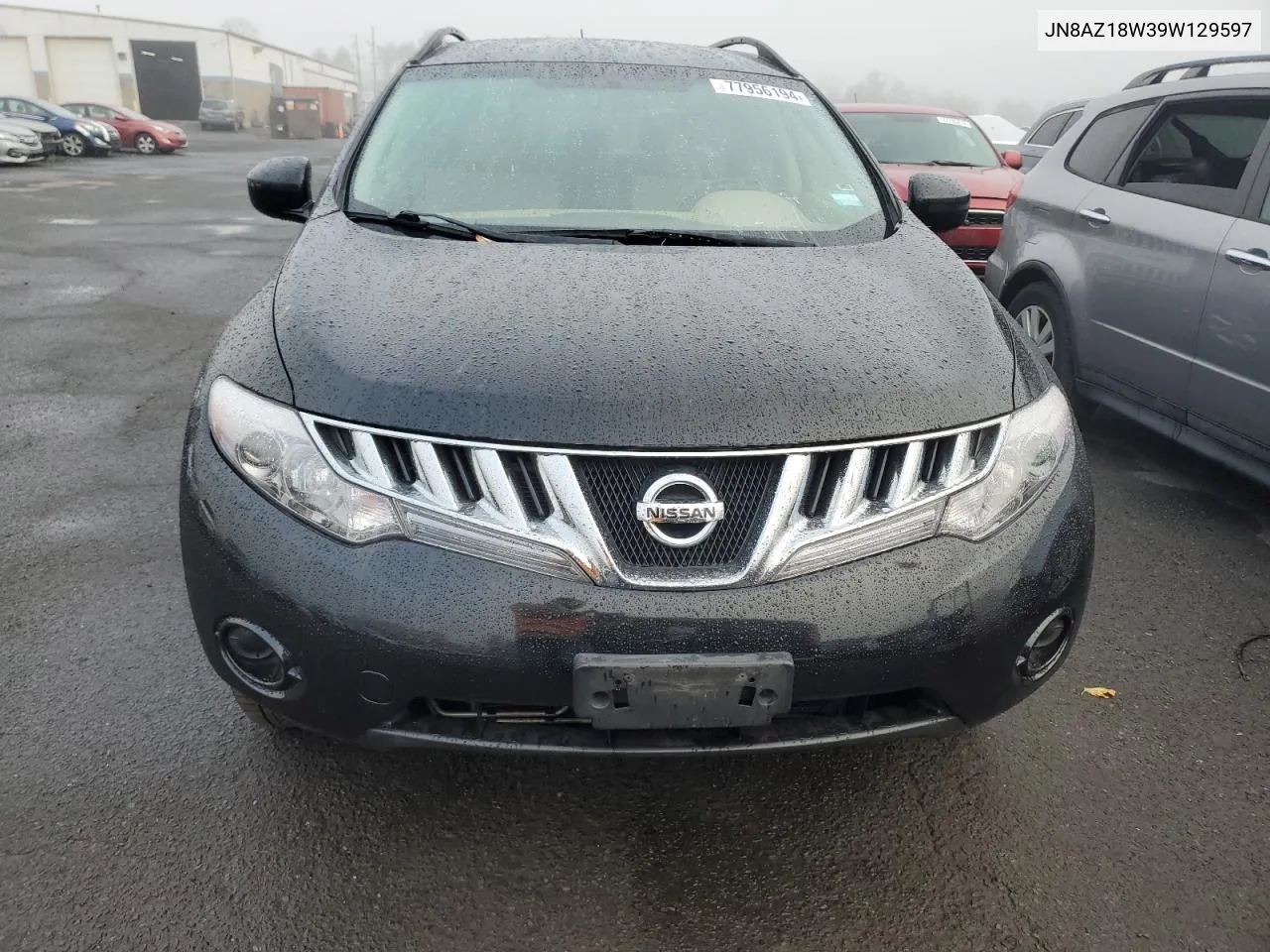 2009 Nissan Murano S VIN: JN8AZ18W39W129597 Lot: 77956194