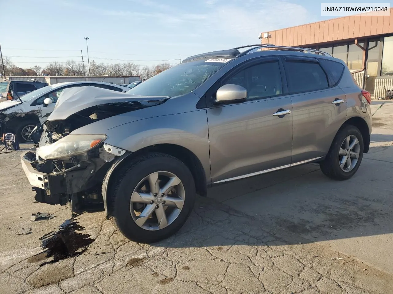 2009 Nissan Murano S VIN: JN8AZ18W69W215048 Lot: 78150174