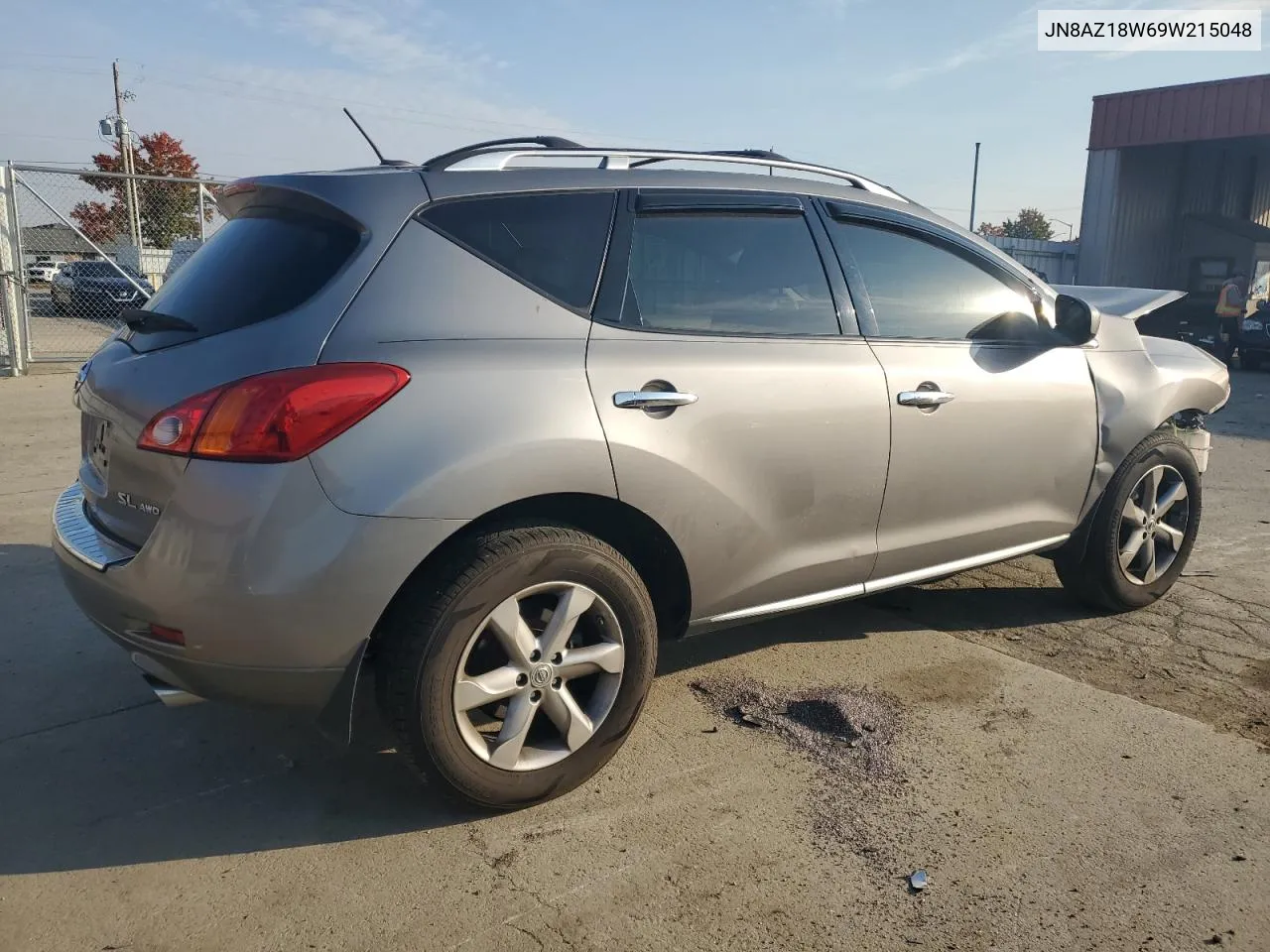 2009 Nissan Murano S VIN: JN8AZ18W69W215048 Lot: 78150174