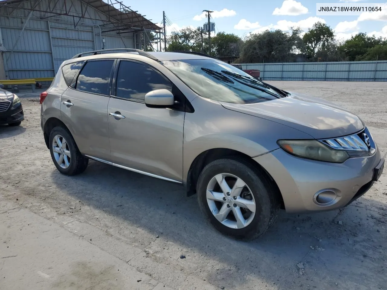 2009 Nissan Murano S VIN: JN8AZ18W49W110654 Lot: 78155974