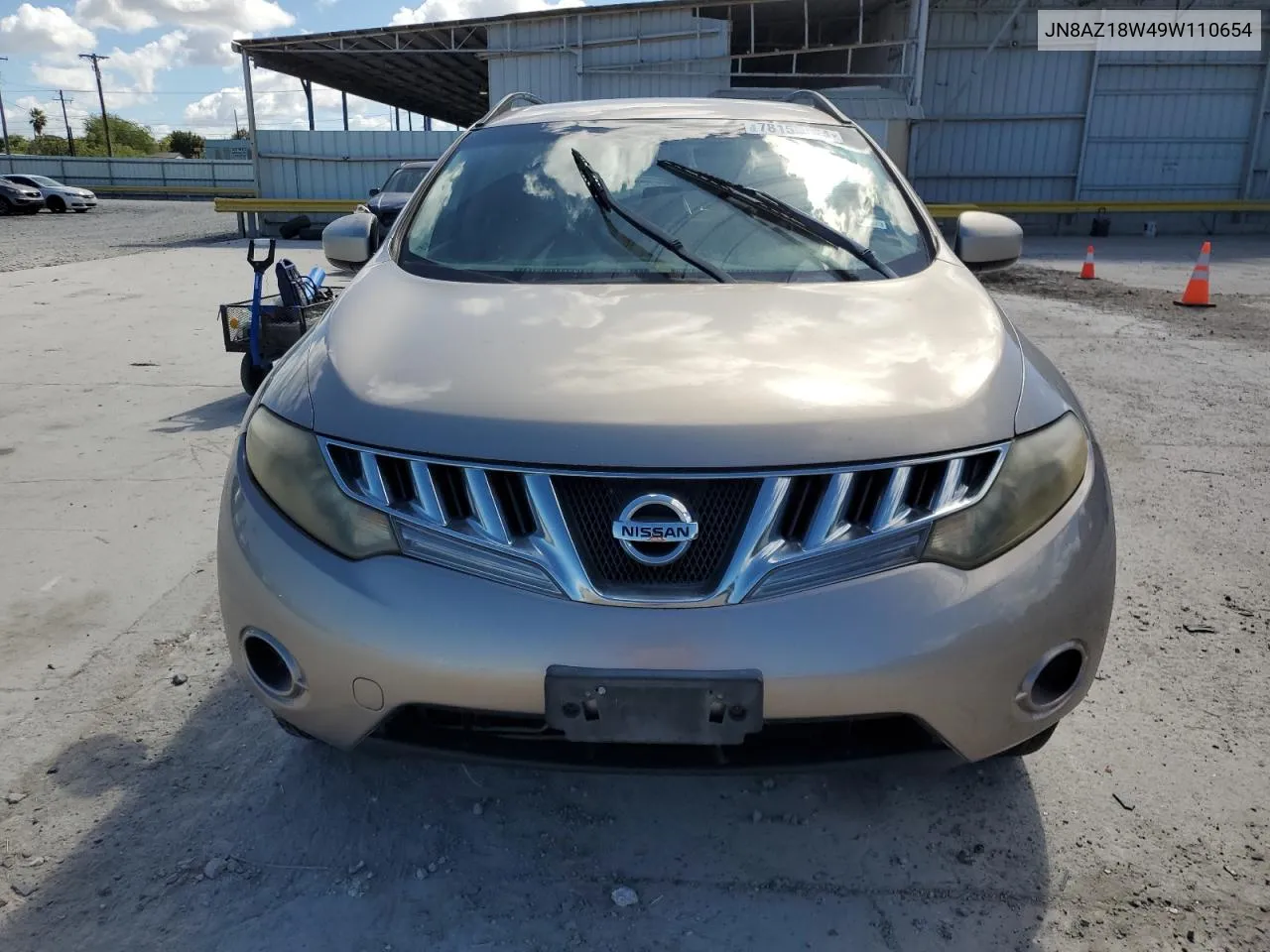 2009 Nissan Murano S VIN: JN8AZ18W49W110654 Lot: 78155974