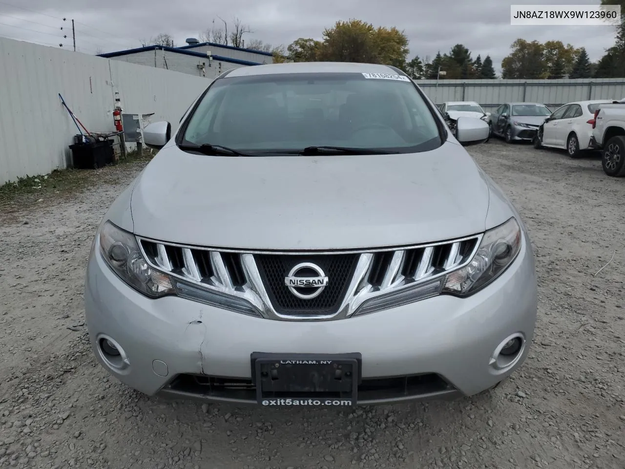 2009 Nissan Murano S VIN: JN8AZ18WX9W123960 Lot: 78168254