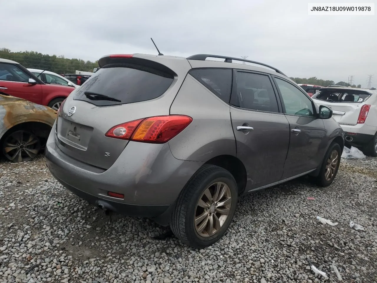 2009 Nissan Murano S VIN: JN8AZ18U09W019878 Lot: 78255934