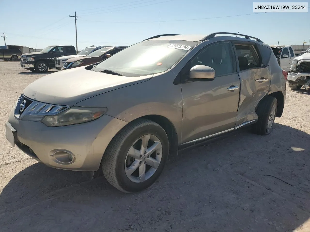 2009 Nissan Murano S VIN: JN8AZ18W19W133244 Lot: 78473294