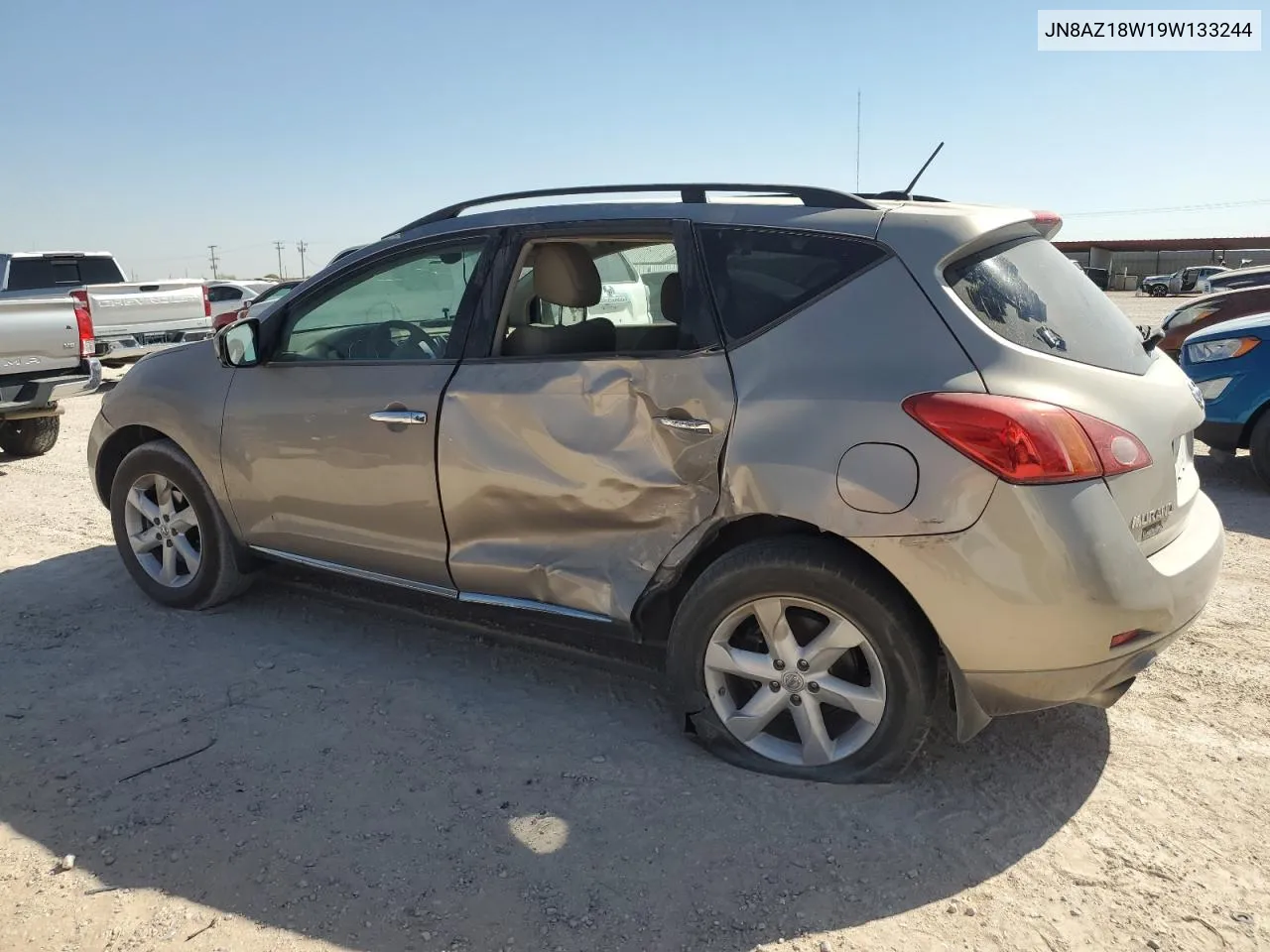 2009 Nissan Murano S VIN: JN8AZ18W19W133244 Lot: 78473294