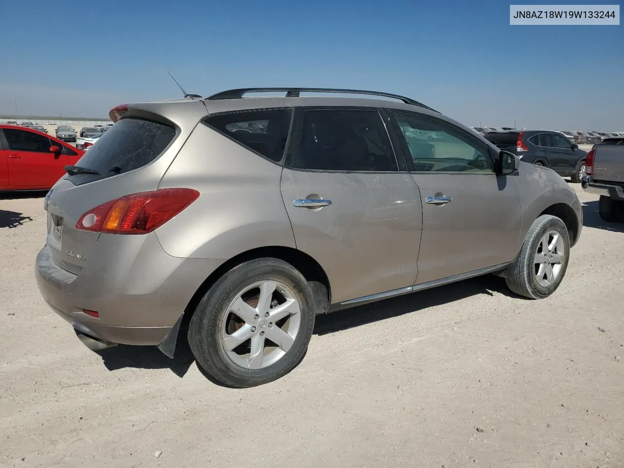 2009 Nissan Murano S VIN: JN8AZ18W19W133244 Lot: 78473294