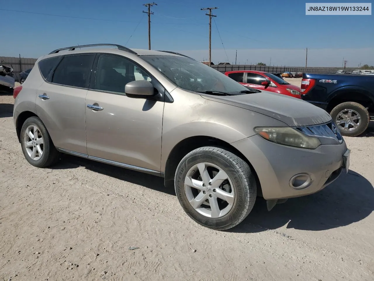 2009 Nissan Murano S VIN: JN8AZ18W19W133244 Lot: 78473294