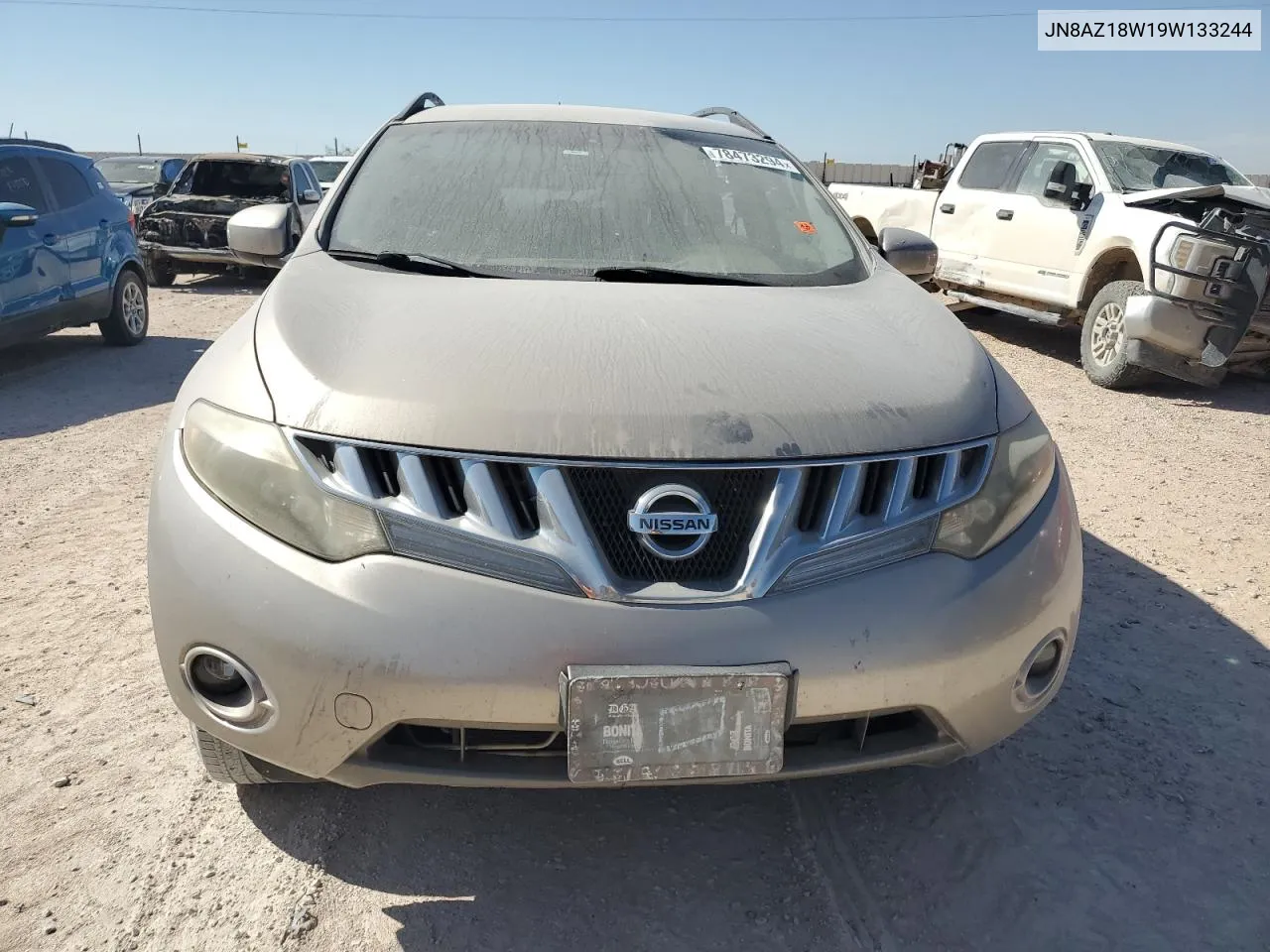 2009 Nissan Murano S VIN: JN8AZ18W19W133244 Lot: 78473294