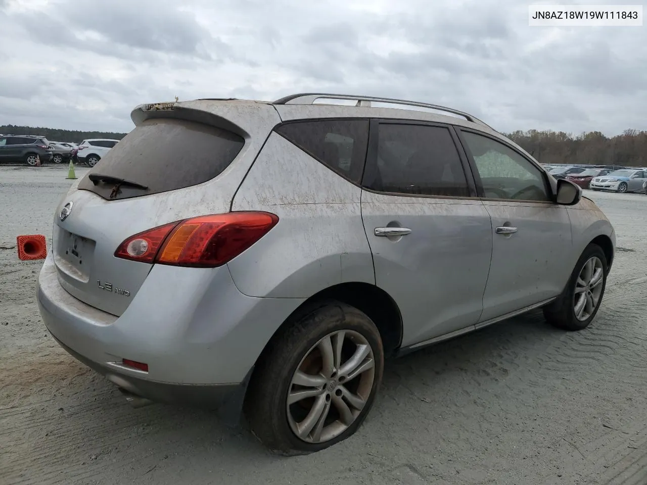 2009 Nissan Murano S VIN: JN8AZ18W19W111843 Lot: 78735174