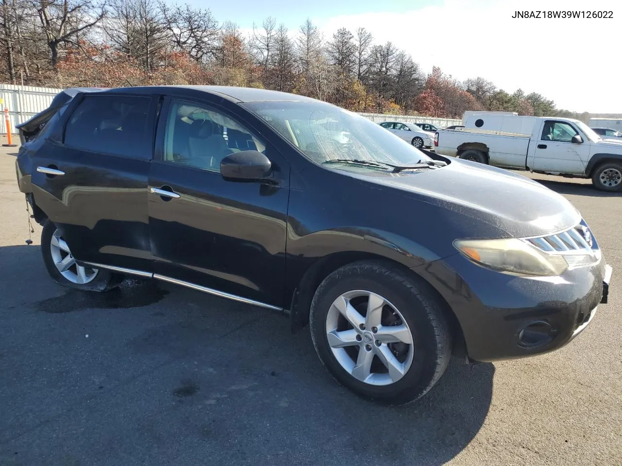 2009 Nissan Murano S VIN: JN8AZ18W39W126022 Lot: 78895744