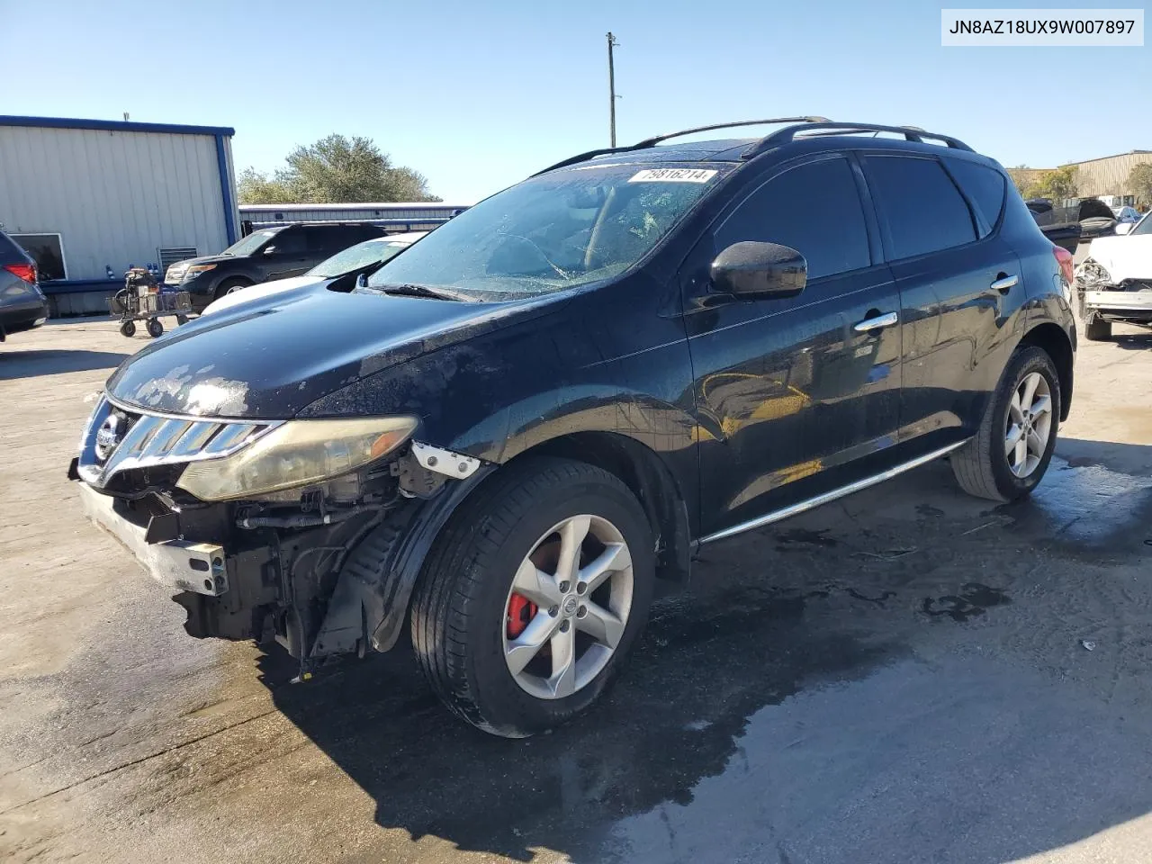 2009 Nissan Murano S VIN: JN8AZ18UX9W007897 Lot: 79816214